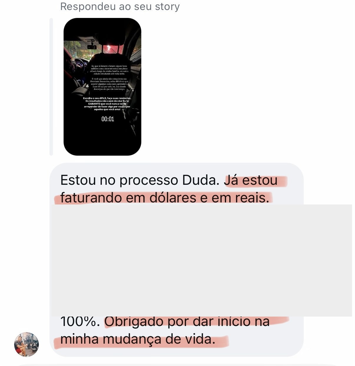 Depoimento: estou faturando em dólares e em reais